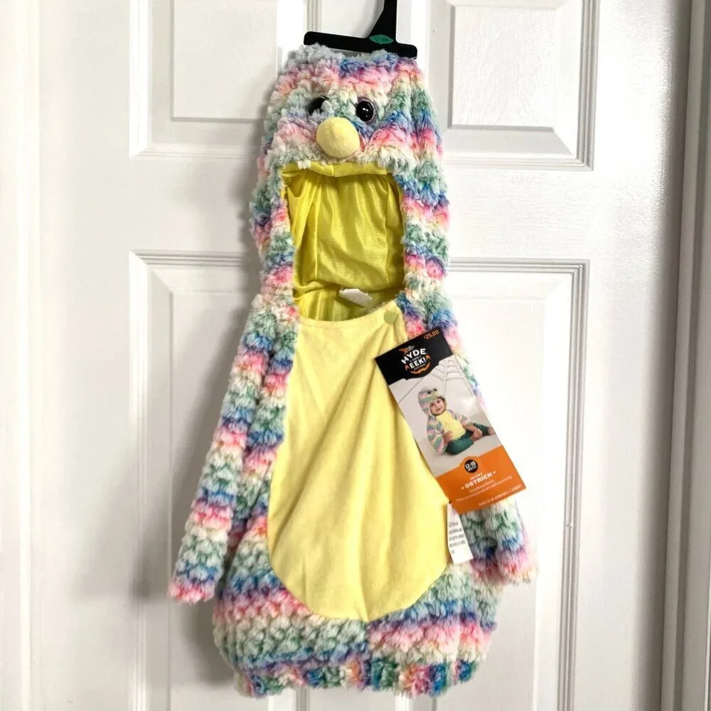 Target Infant Pullover Plush Ostrich Costume Size  12-18 Months Halloween - Picture 3 of 8